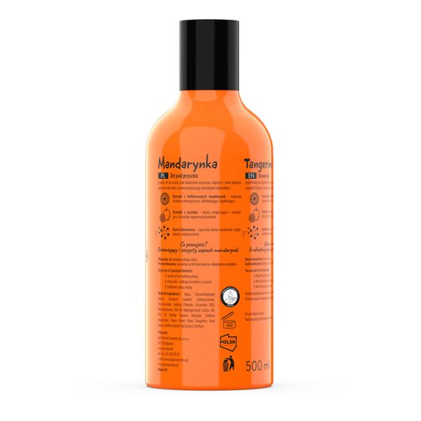 Apis Fruit Shot Żel pod Prysznic z Ekstraktem z Liofilizowanych Mandarynek dla każdego Rodzaju Skóry 500ml