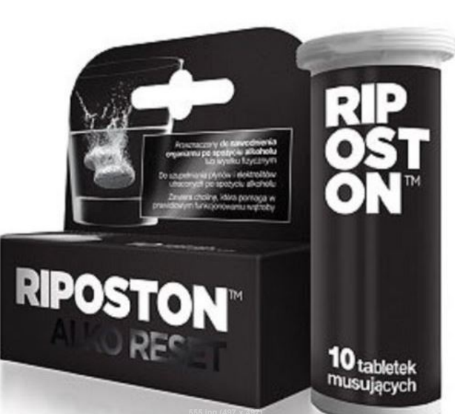 Aflofarm Riposton Alko Reset Elektrolity + Cholina 10 Tabletek Musujących
