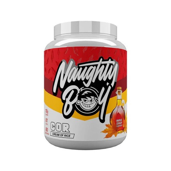 Naughty Boy Cream of Rice Krem Ryżowy o Smaku Syropu Klonowego Źródło Węglowodanów 2000g