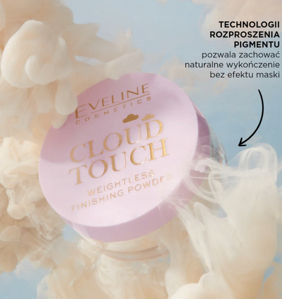 Eveline Cloud Touch Ultralekki Puder Wykończeniowy 10g