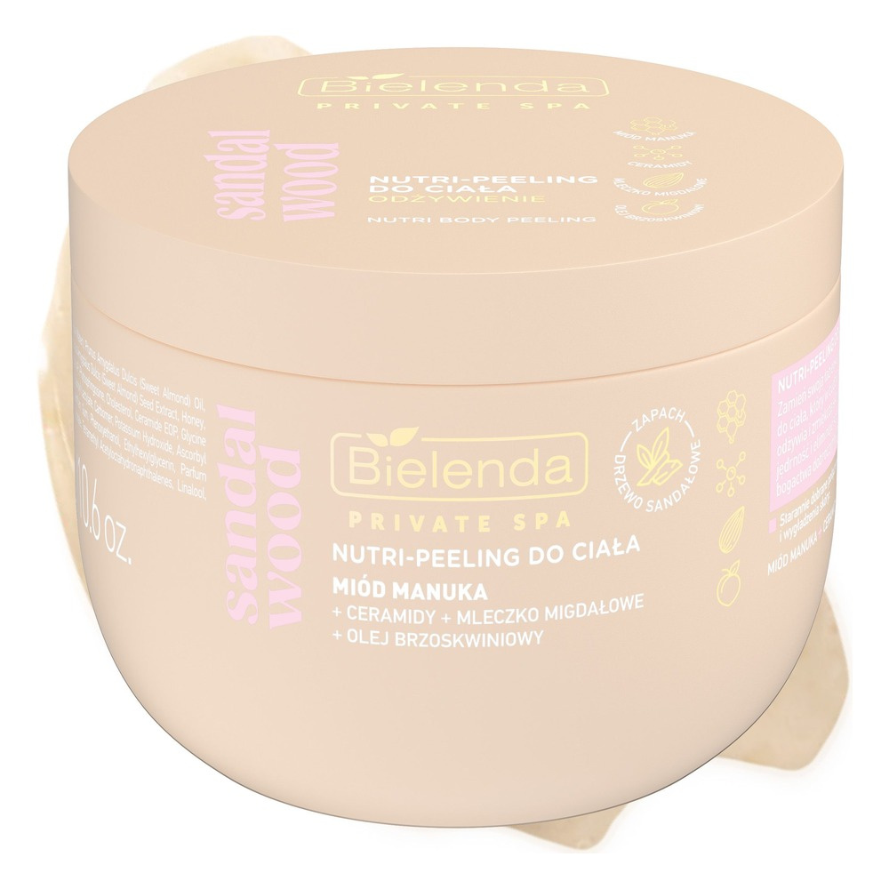 Bielenda Private Spa Odżywczy Nutri-Peeling do Ciała z Miodem Manuka Sandal Wood 300g