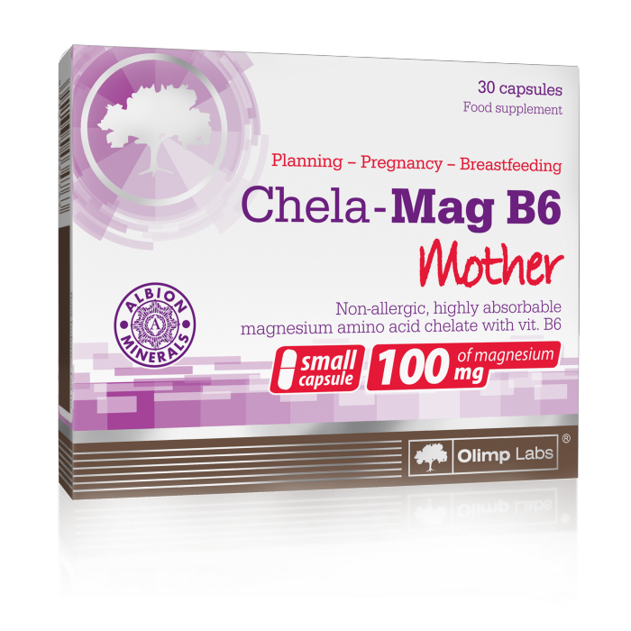 Olimp Chela Mag B6 Mama Magnesium Vitamin B6 for Pregnant and Breastfeeding Women 30 Pieces