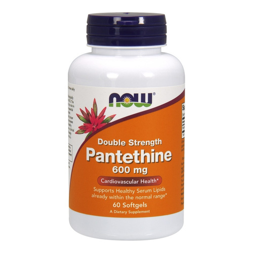 Now Foods Pantethine 600mg Double Strength 60 Kapsułek