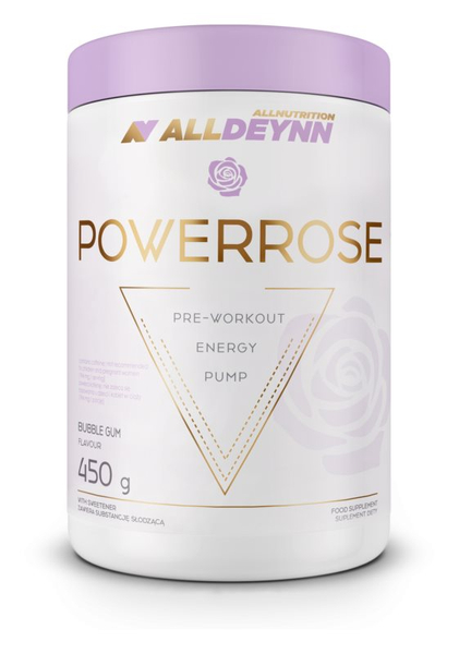AllDeynn Powerrose Bubble Gum Formuła dla Kobiet Siła i Energia 450g