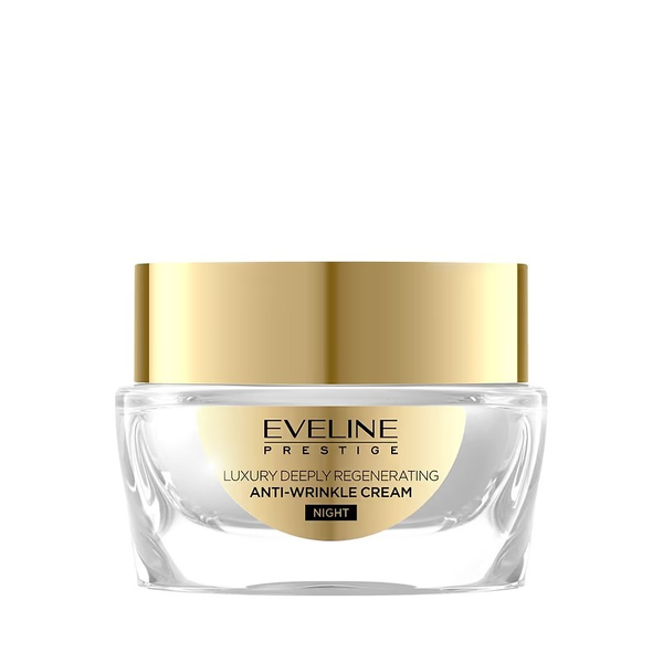 Eveline Prestige 24K Snail & Caviar Luxurious Deeply Regenerating Anti-Wrinkle Night Cream 50ml