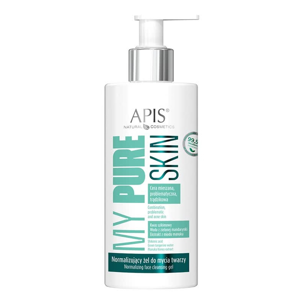Apis My Pure Skin Normalizujący Żel do Mycia Twarzy dla Skóry Problematycznej 300ml