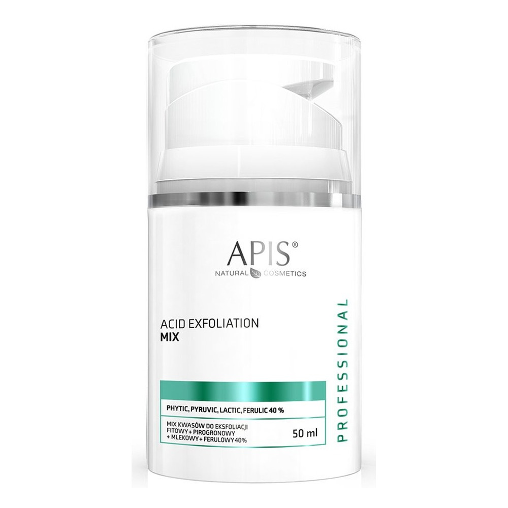 Apis Professional 40% Kwasowa Mieszanka Złuszczająca Phytic Ferulic Kwas Mlekowo-Pirogronowy 50ml