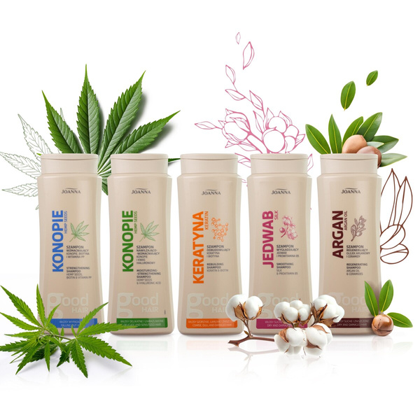 Joanna Argan Oil Regenerujący Szampon dla Włosów Suchych i Zniszczonych 400ml