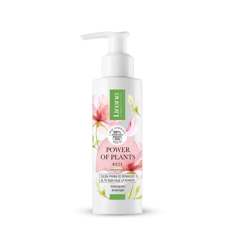 Lirene Power Of Plantis Oil-Foam Makeup Remover Rose 145ml