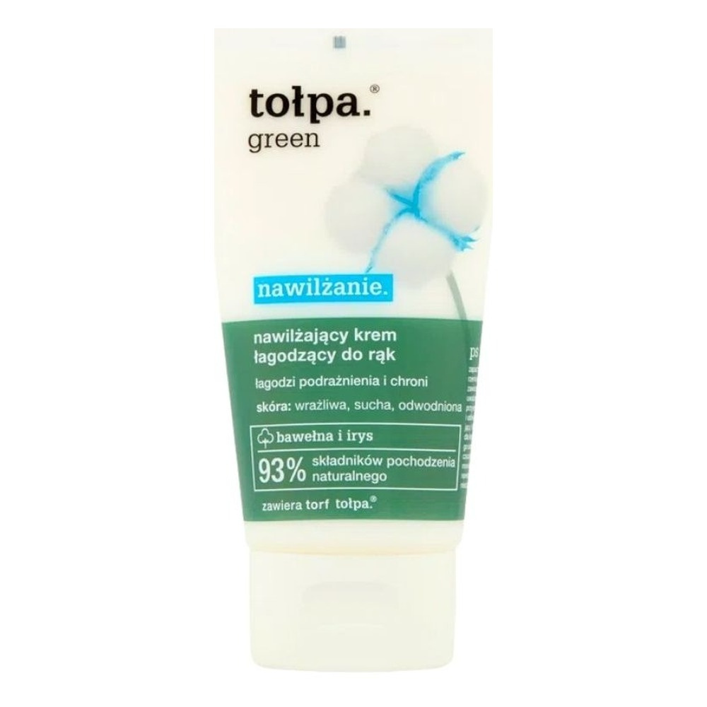 Tolpa Green Nawilżający Kojący Krem do Rąk Skóra Wrażliwa Sucha 75ml