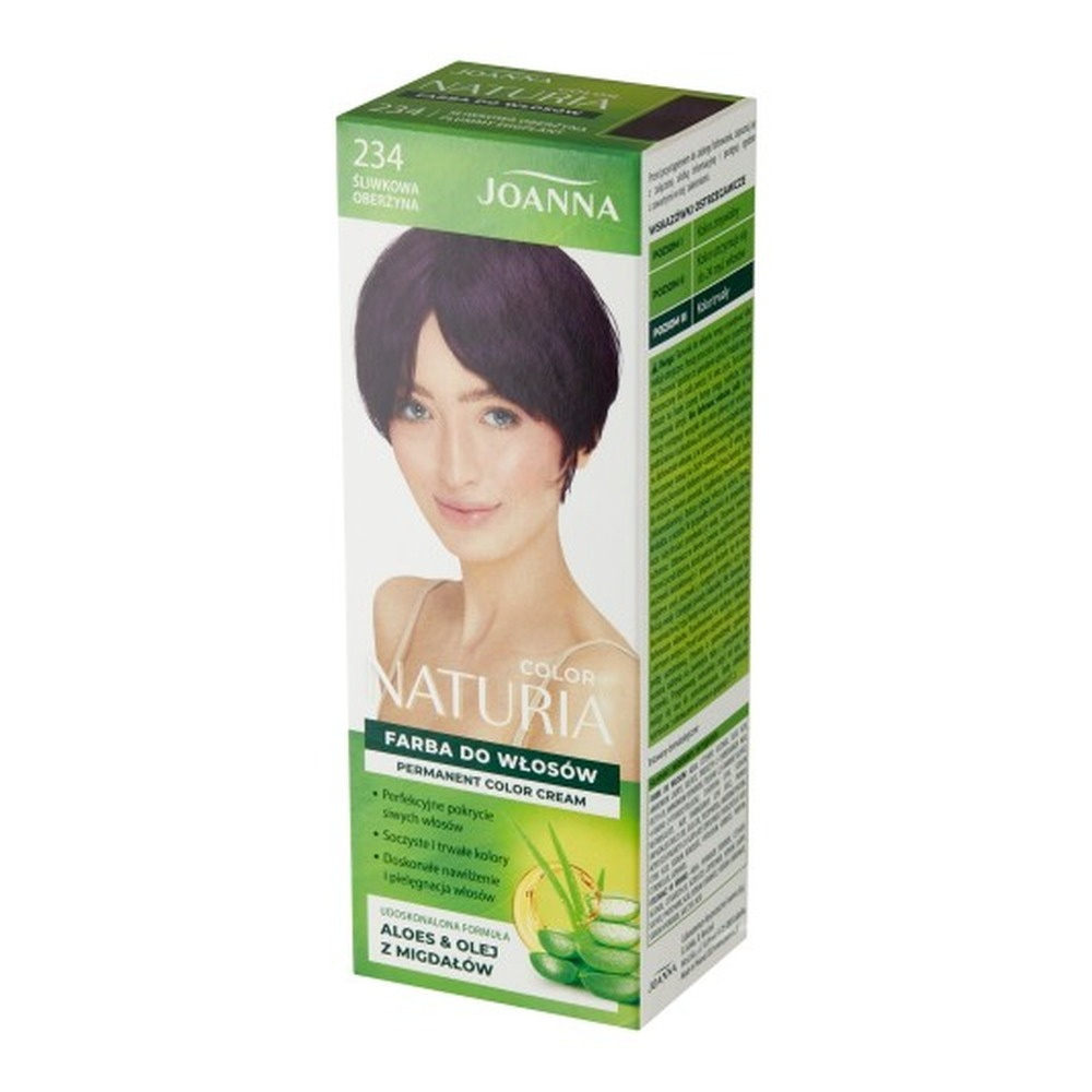 Joanna Naturia Color Farba do Włosów 234 Śliwkowa Oberżyna 100ml