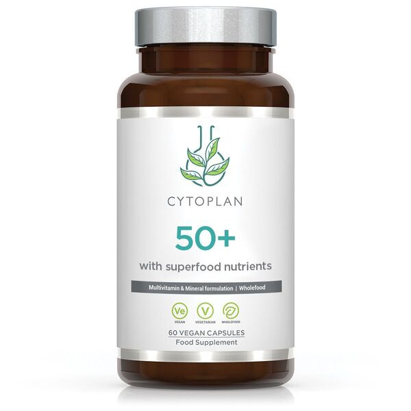 Cytoplan 50+ Multivitamin for Men and Women Over 50 60 Vcaps