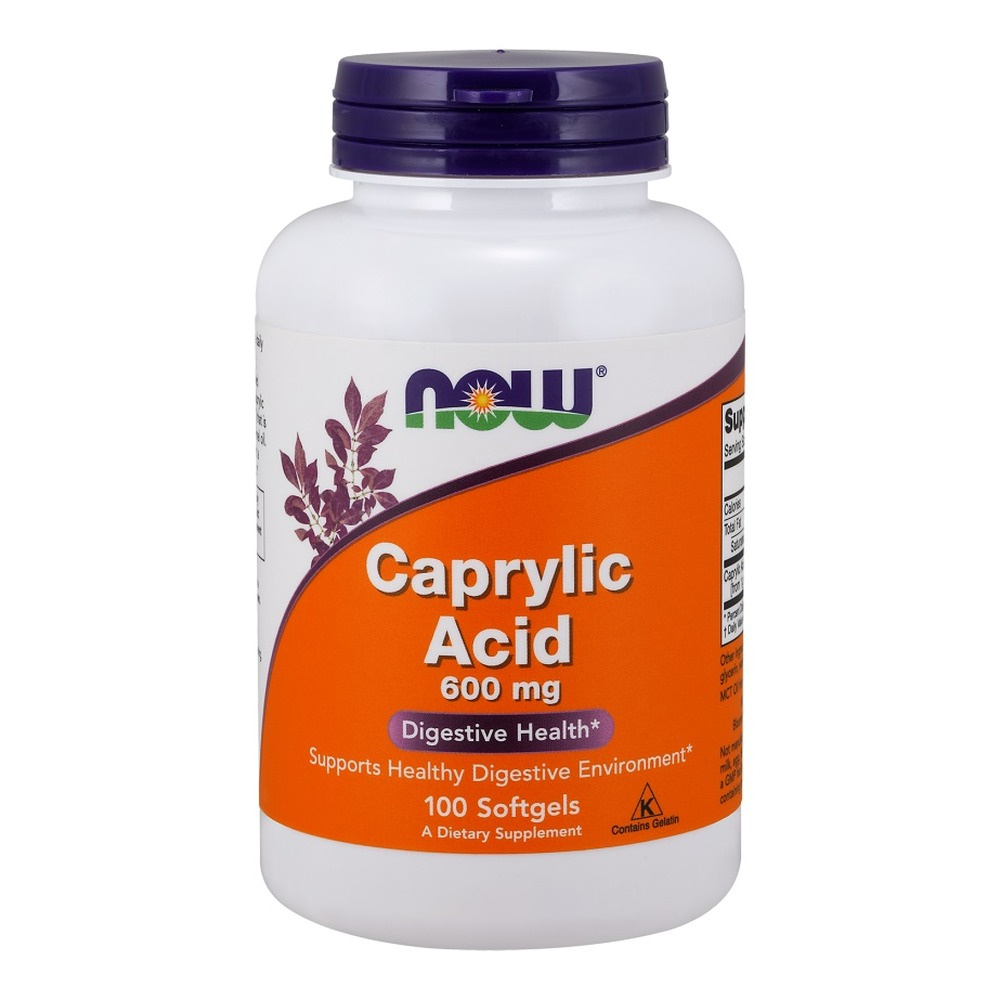 Caprylic Acid, 600mg - 100 softgels