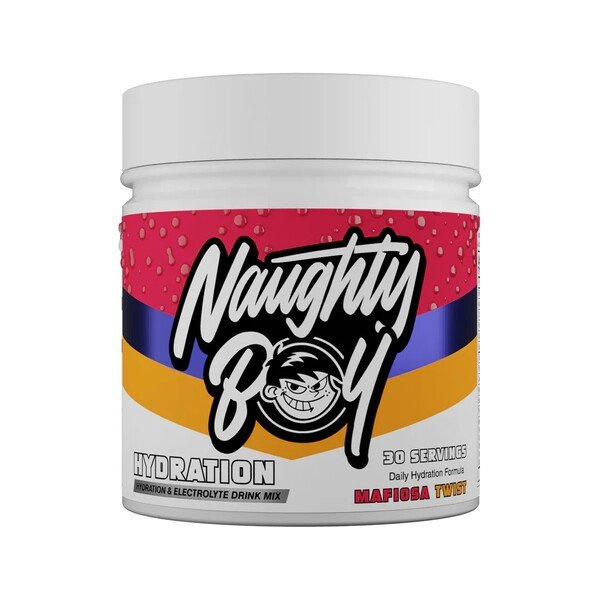 Naughty Boy Hydration Mafiosa Twist Electrolyte Drink Powder for Hydration and Performance 255g