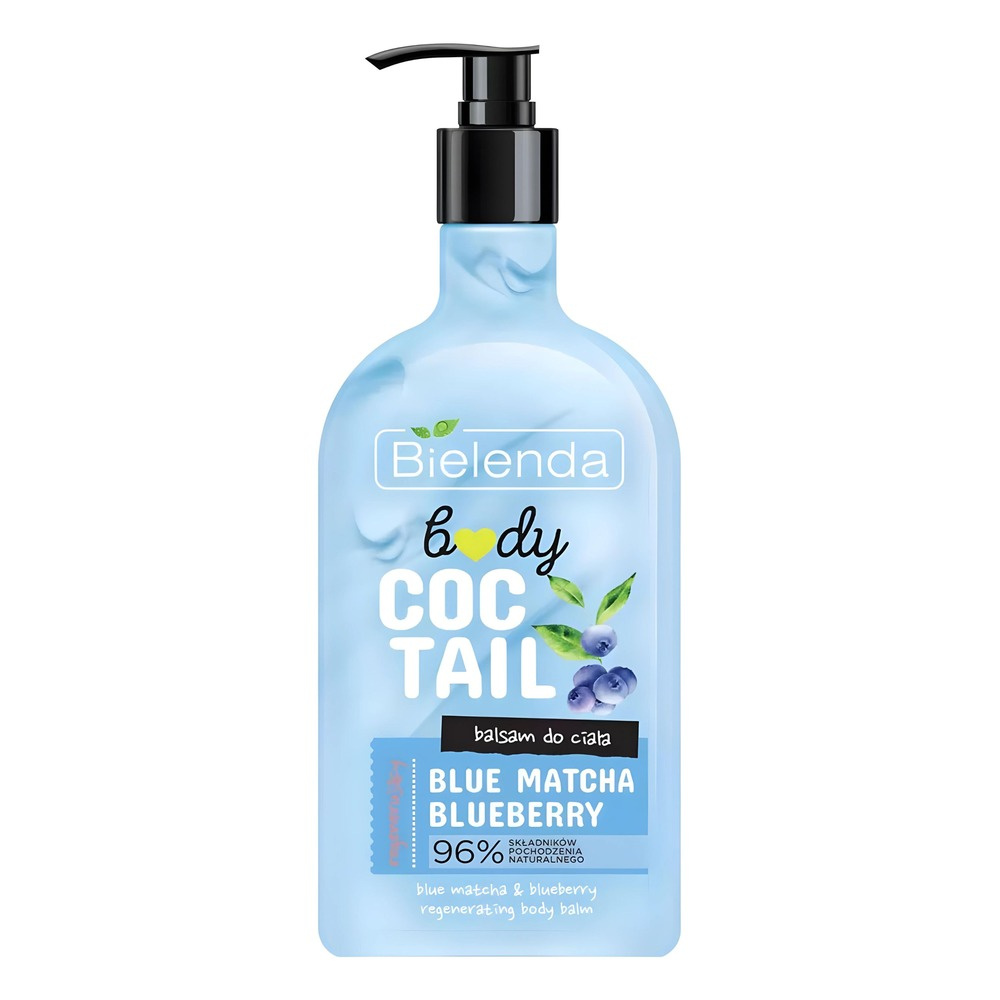 Bielenda Body Coctail Regenerujący Balsam do Ciała Blue Matcha & Blueberry 400ml
