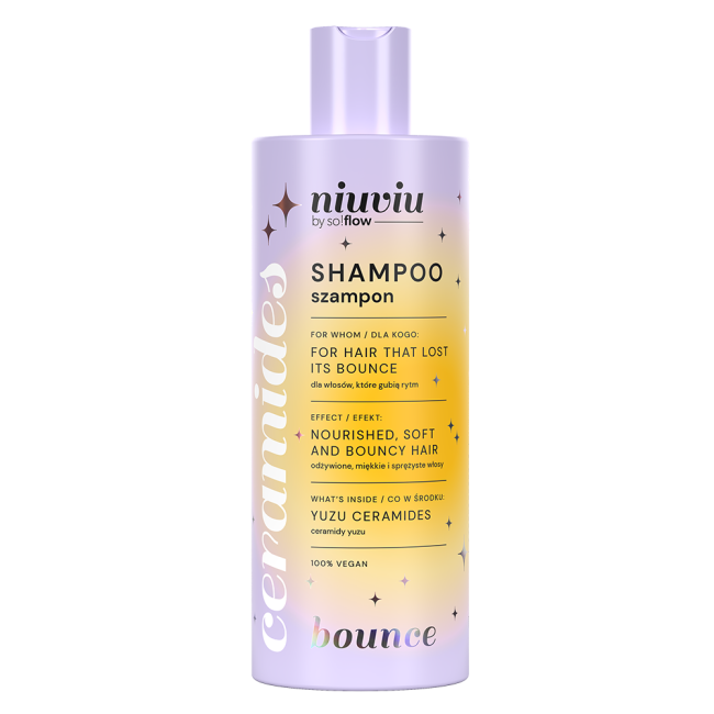 Niuviu Bounce Shampoo for Curly Hair Gentle Cleansing and Curl Enhancement 300ml