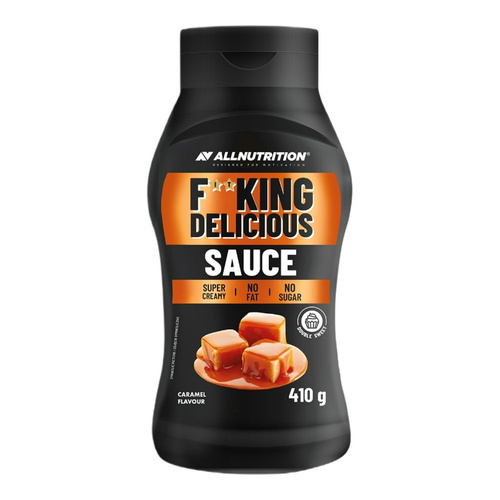 AllNutrition Fitking Delicious Sauce Caramel Słodki Sos bez Dodatku Cukru i Tłuszczu 410g