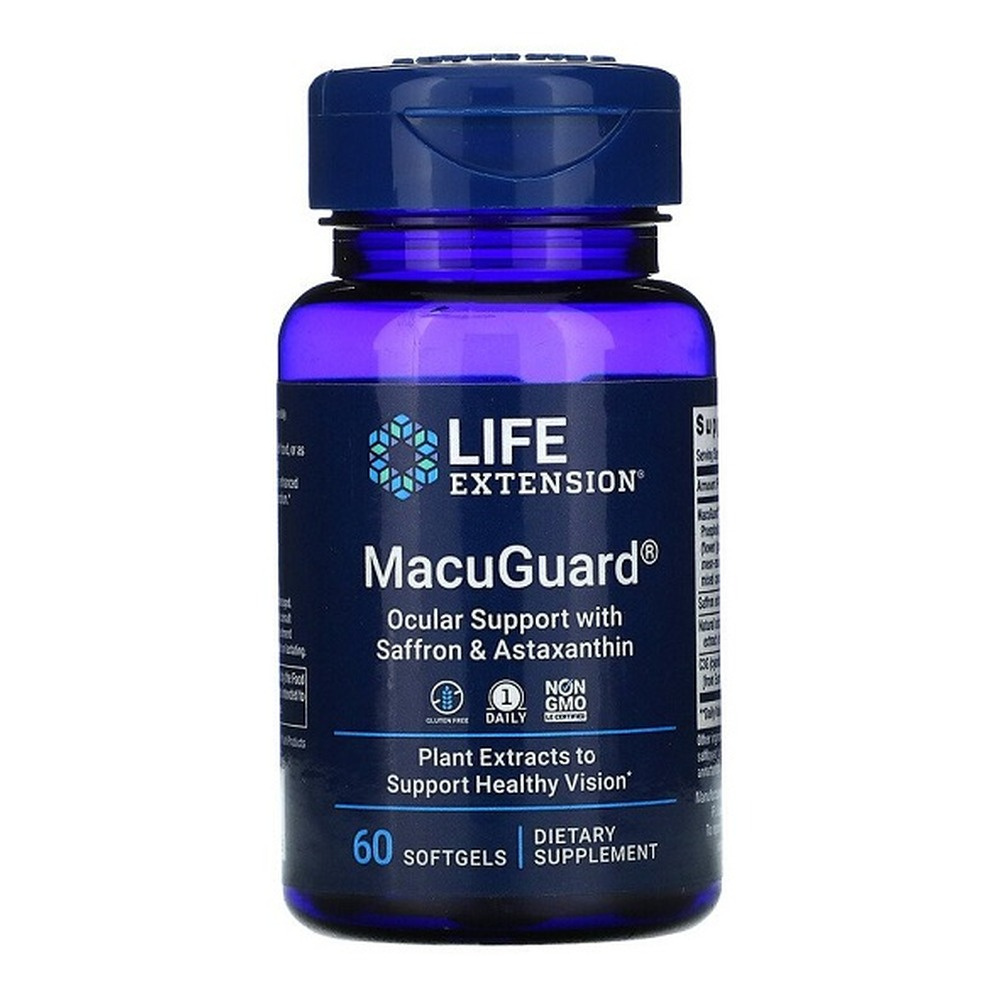 MacuGuard Ocular Support with Saffron & Astaxanthin - 60 softgels