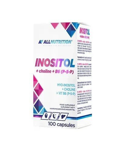 Allnutrition Inositol + Choline + B6 (P-5-P) 100 Kapsułek