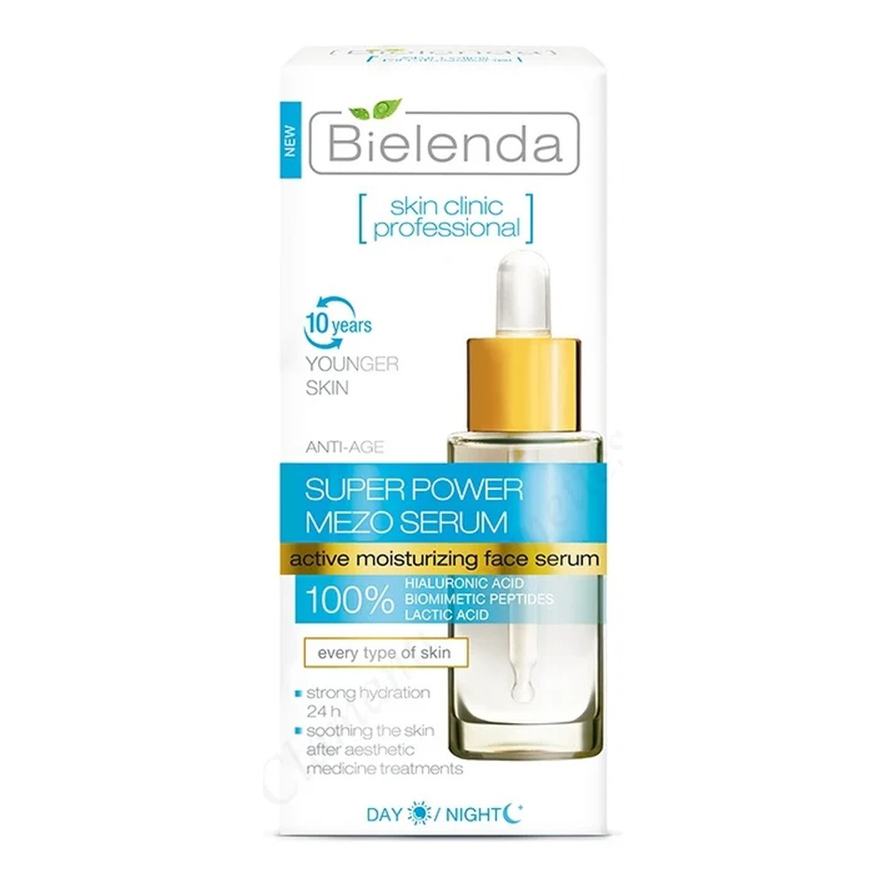 Bielenda Super Power Nawilżające Serum na Dzień na i Noc 30ml