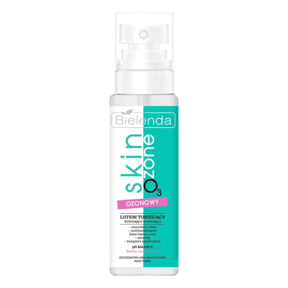 Bielenda Skin O3 Zone Ozone Dotleniająco-Nawilżający Ozonowy Lotion Tonizujący dla każdego Rodzaju Skóry 100ml