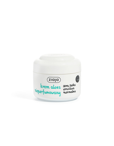 Ziaja Aloe Moisturizing Face Cream for Dry Skin Vegan 50ml