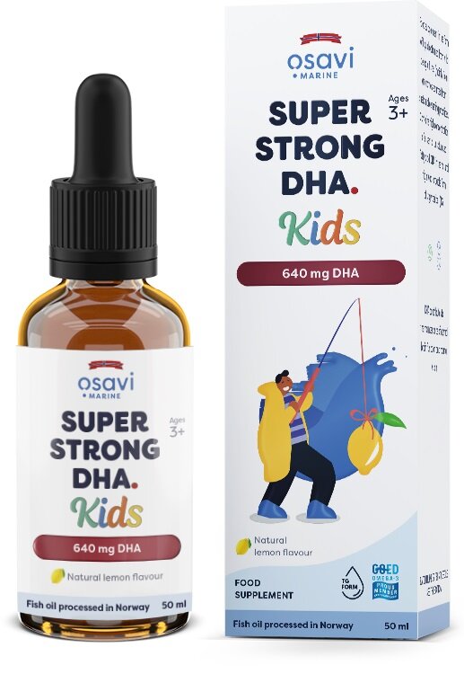 Osavi Super Strong DHA Kids 640mg 50 ml na mózg i wzrok