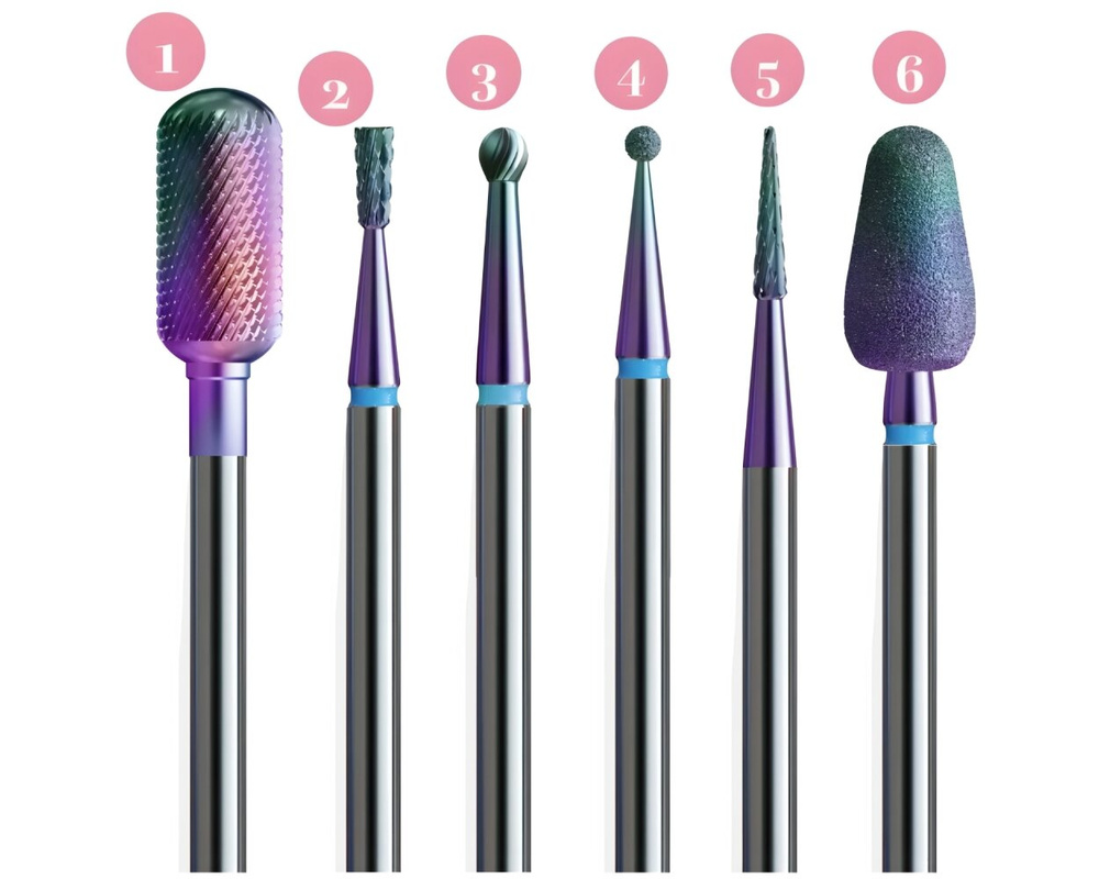 IQ Nails Deep Gel Manicure Set for Advanced Use 6 Pieces