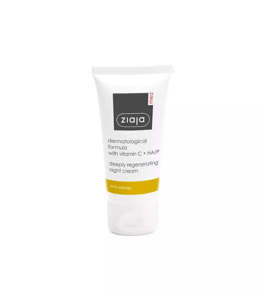 Ziaja Med Wrinkle Prevention Treatment with Vitamin C Deeply Nourishing Night Face Cream 50ml