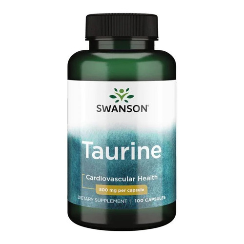 Swanson Taurine 500mg 100 Capsules