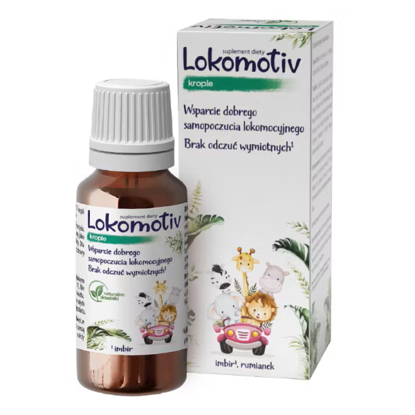 Lokomotiv Krople dla Wsparcia Dobrego Samopoczucia Lokomocyjnego dla Dzieci powyżej 3 Roku Życia 30ml