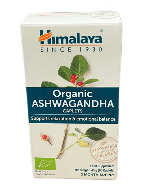 Himalaya Ashwagandha Na Stres i Energię 60 Tabletek