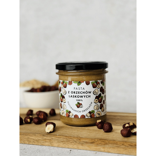 Młyn Kopytowa Skarby Młyna 100 % Naturalna Pasta z Orzechów Laskowych 300g