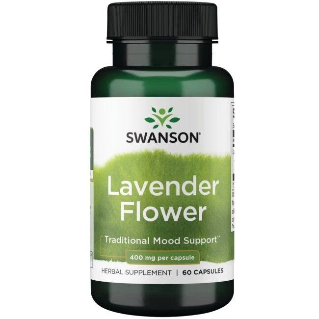 Swanson Lavender Flower 400mg 60 Capsułek