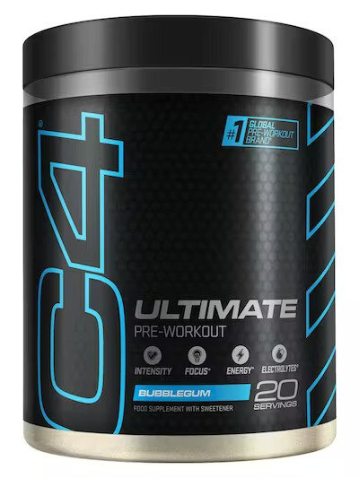 Cellucor C4 Ultimate Przedtreningówka w Proszku na Energię i Wytrzymałość Guma Balonowa 508g