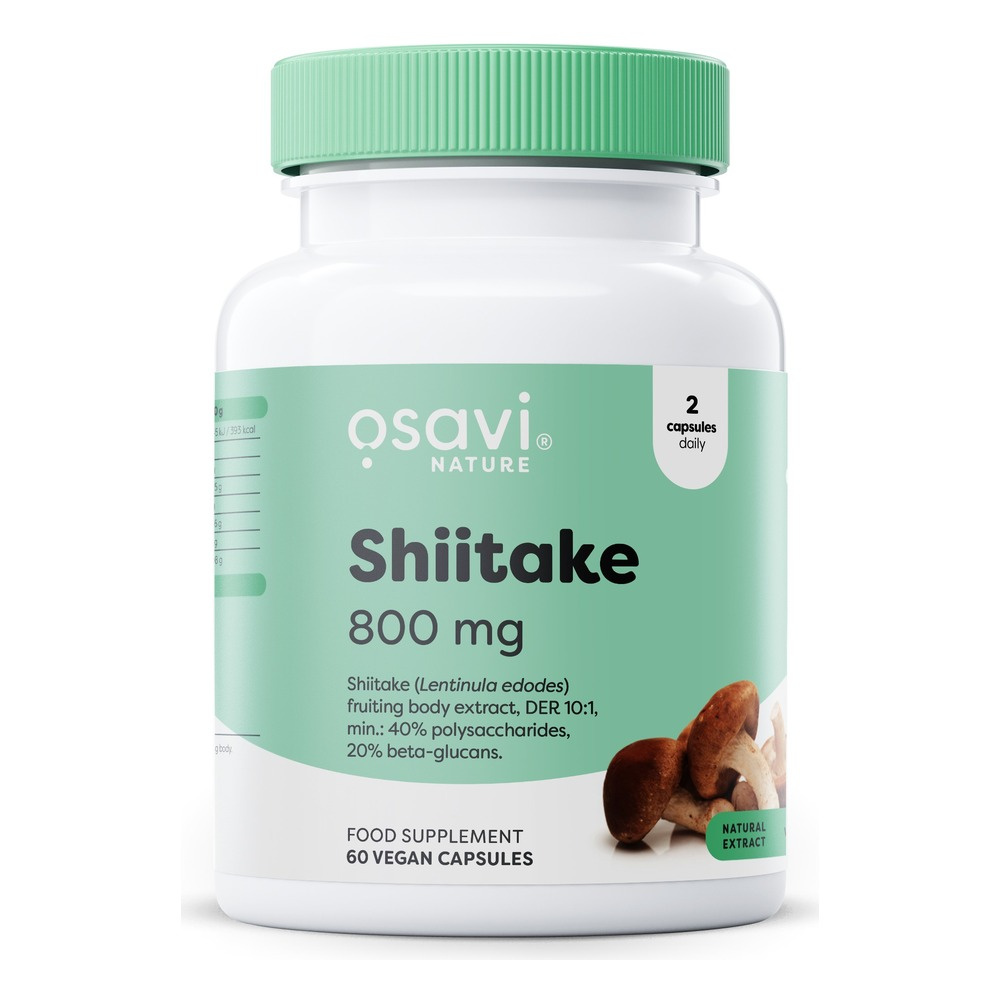 Shiitake, 800mg - 60 vegan caps