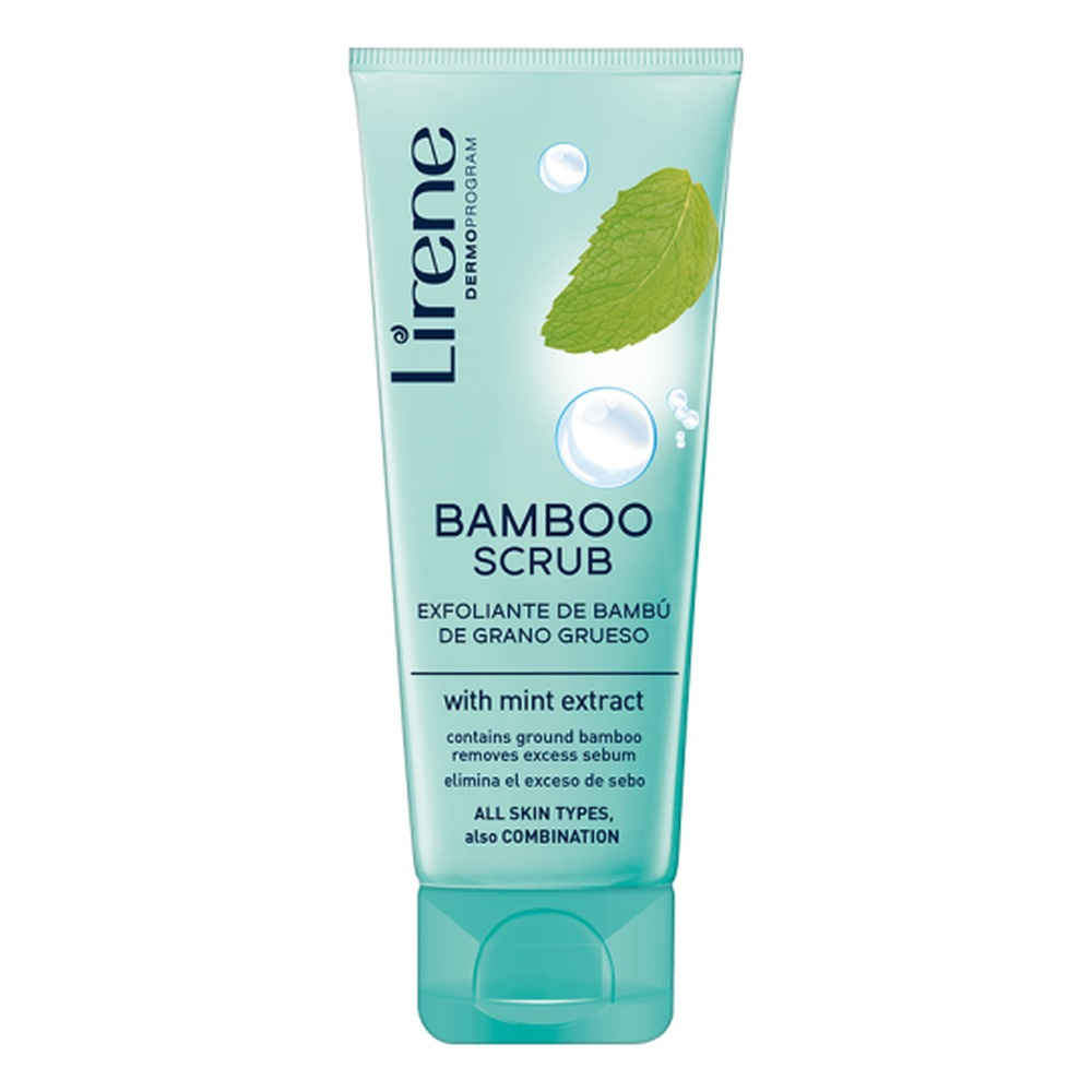 Lirene Uk Gruboziarnisty Peeling Bambusowy z Ekstraktem z Mięty 75ml