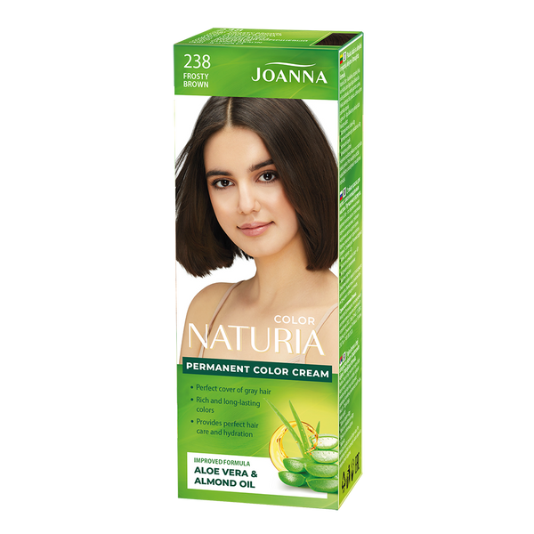 Joanna Naturia Permanent Hair Color Paint Care Shine No.238 Frosty Brown 100ml