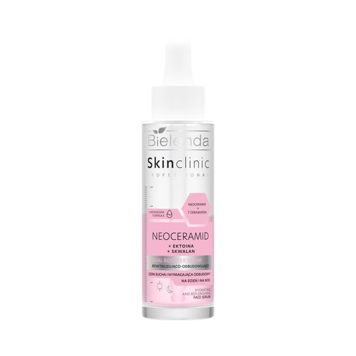 Bielenda Skin Clinic Professional Neoceramide Dual Booster Nawilżająco – Odbudowujące Serum dla Skóry Suchej i Odwodnionej na Dzień i na Noc 45ml