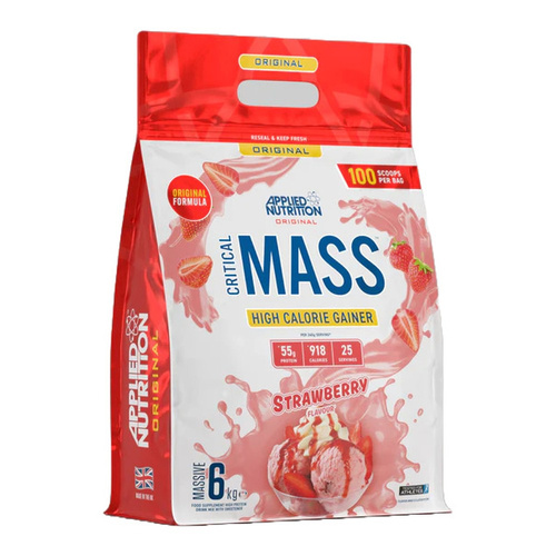 Applied Nutrition Critical Mass Original Gainer, Truskawka 6000g