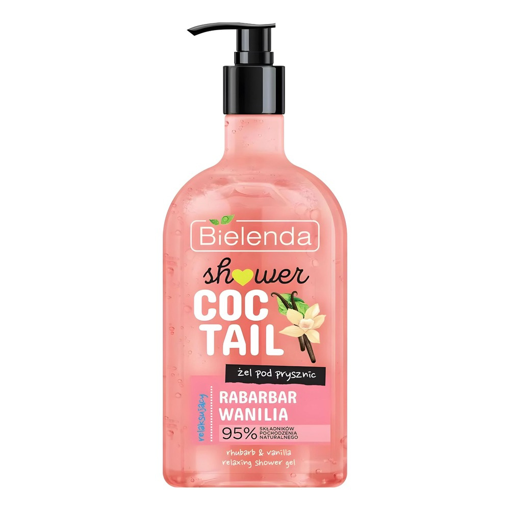 Bielenda Shower Coctail Żel pod Prysznic Relaksujący Rabarbar & Wanilia 400ml