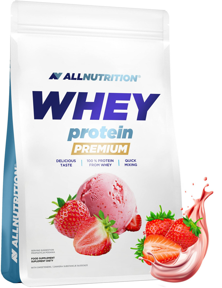 Allnutrition Whey Protein Premium Truskawkowe Lato 700g