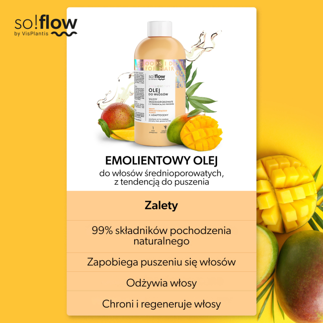 So!Flow Emollient Oil for Medium Porosity and Frosty Hair 150ml