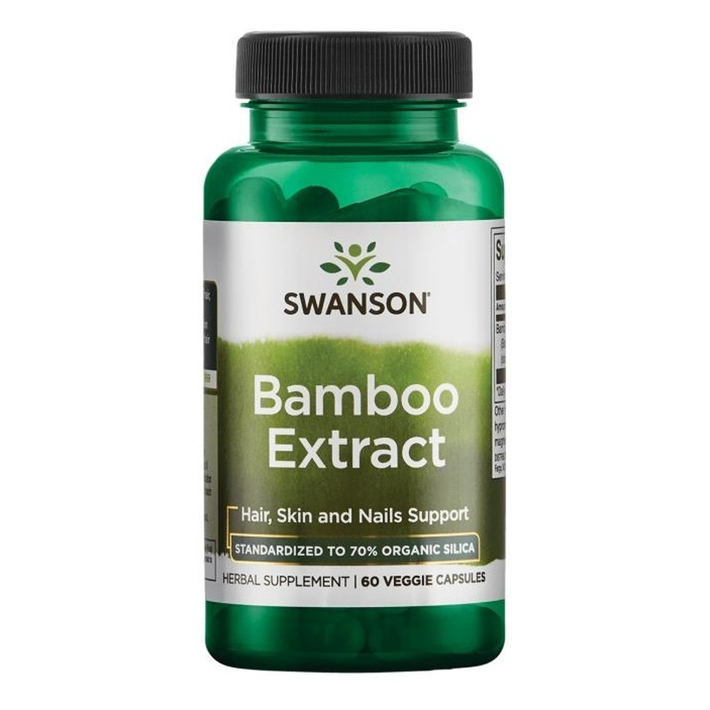 Swanson Bamboo Extract - 60 vcaps