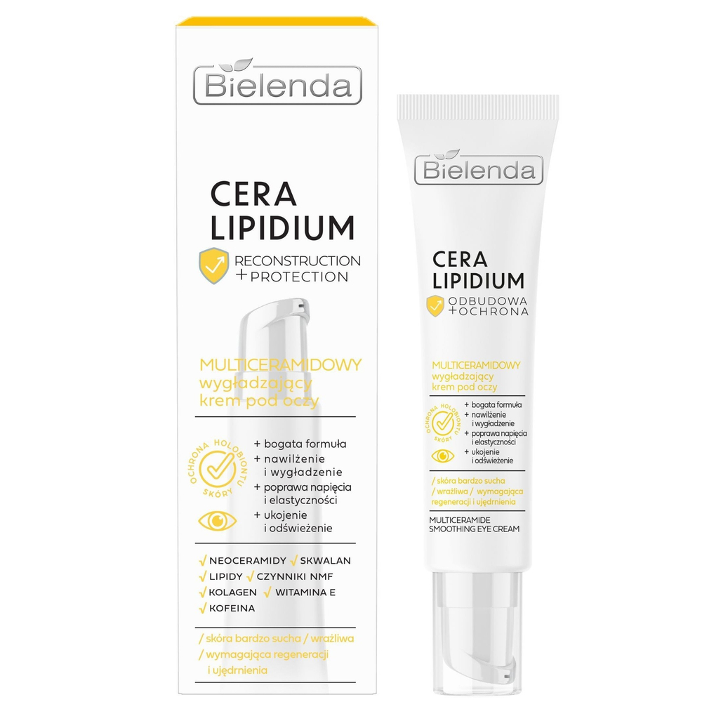 Bielenda Cera Lipidum Wygładzający Krem pod Oczy z Multiceramidami 15ml