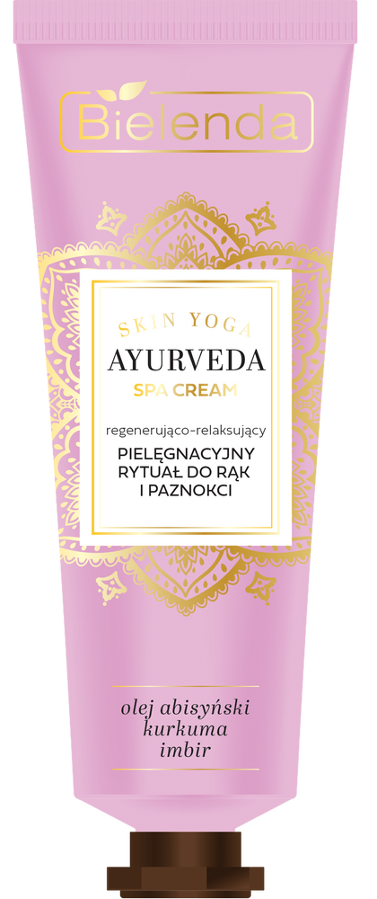Bielenda Ayurveda Skin Yoga SPA Cream Regenerating - Relaxing Ritual for Hands and Nails 50ml