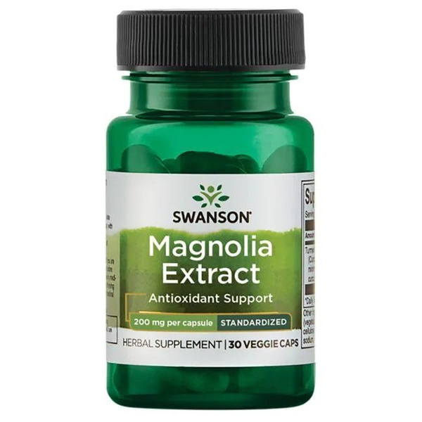 Swanson Magnolia Extract 200mg 30 Kapsułek