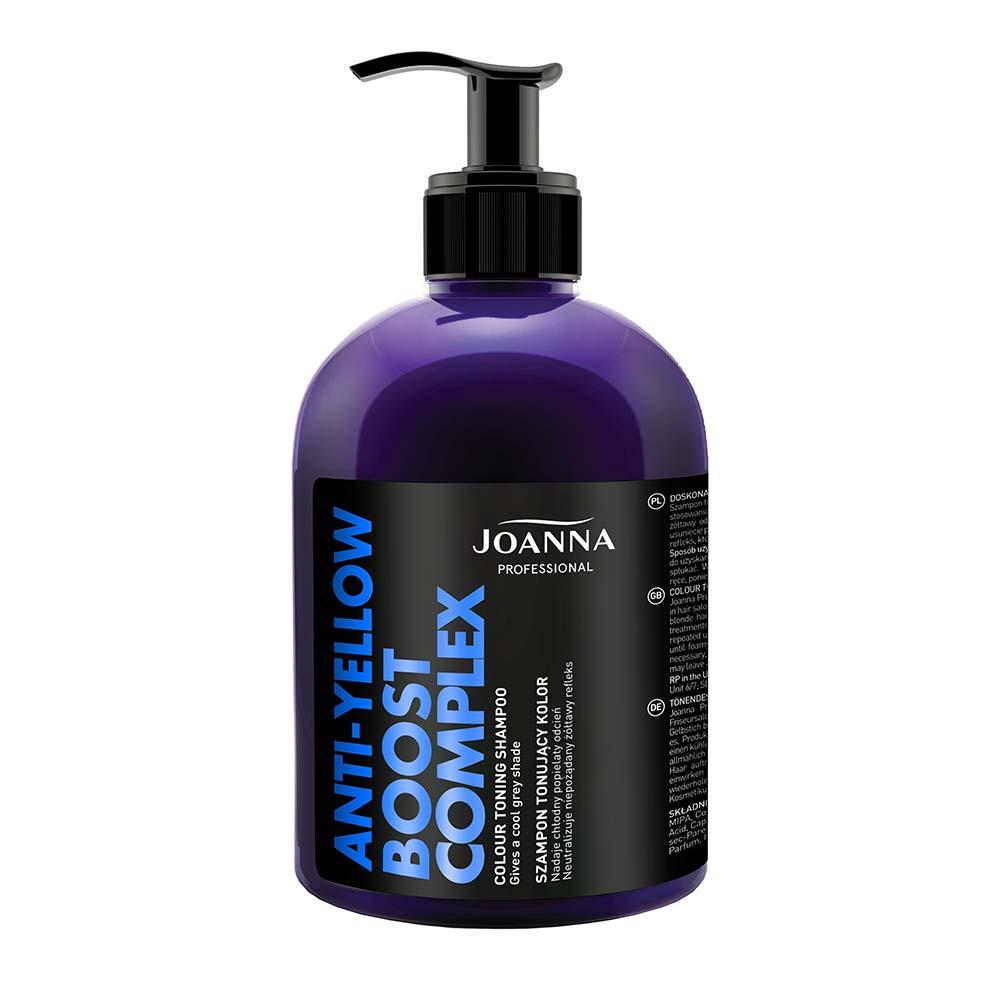 Joanna Professional Anti Yellow Boost Complex Szampon Tonizujący Kolor Popielaty 500ml