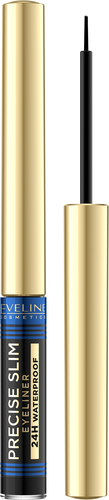 Eveline Precise Slim Ultra-Precise Eye Liner Black 24H Waterproof 2ml