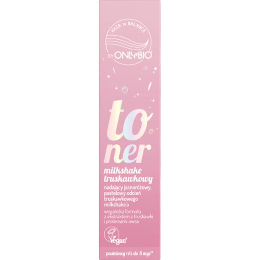 OnlyBio Hair in Balance Toner Truskawkowy Milkshake 100ml